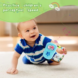 Interactive Baby Toy with Lights, 10 Melodies, Bead Chaser, Volume Control, Ages 3 Months+
