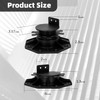 48 Pack Adjustable Deck Support Pedestal, Adjustable Height from 1-3/16“