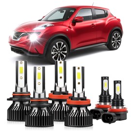 Light Bulbs For Nissan Pathfinder 2013-2016 High Low Beam Fog Lights, 6PCS