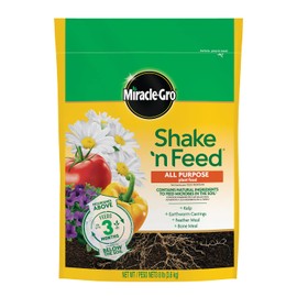 Miracle-Gro Miracle-Gro Shake 'N Feed All Purpose Plant Food, For In-Ground and Container Plants, Feeds for up to 3 Months, 8 lbs.
