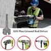 Ground Rod Driver, Steel SDSShank T Post Driver Attachment Universal