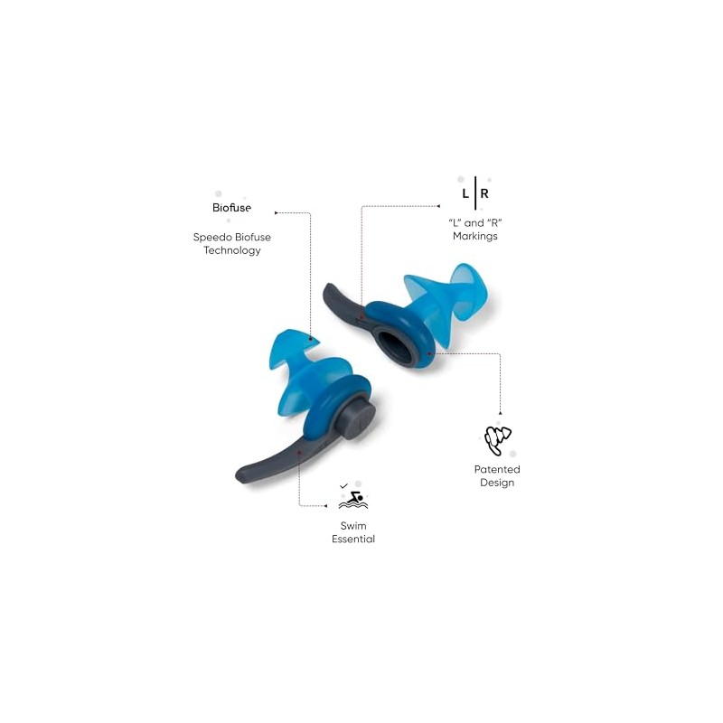 Speedo Tapones de oidos Unisex Adulto 800237414-491