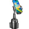 TOPGO Kfz-Halterung für Getränkehalter, verstellbare Kfz-Halterung für Smartphones, schwarz