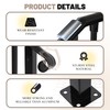 KUAFU Step Handrail Fit for 1-2 Steps Flexible Porch Railing