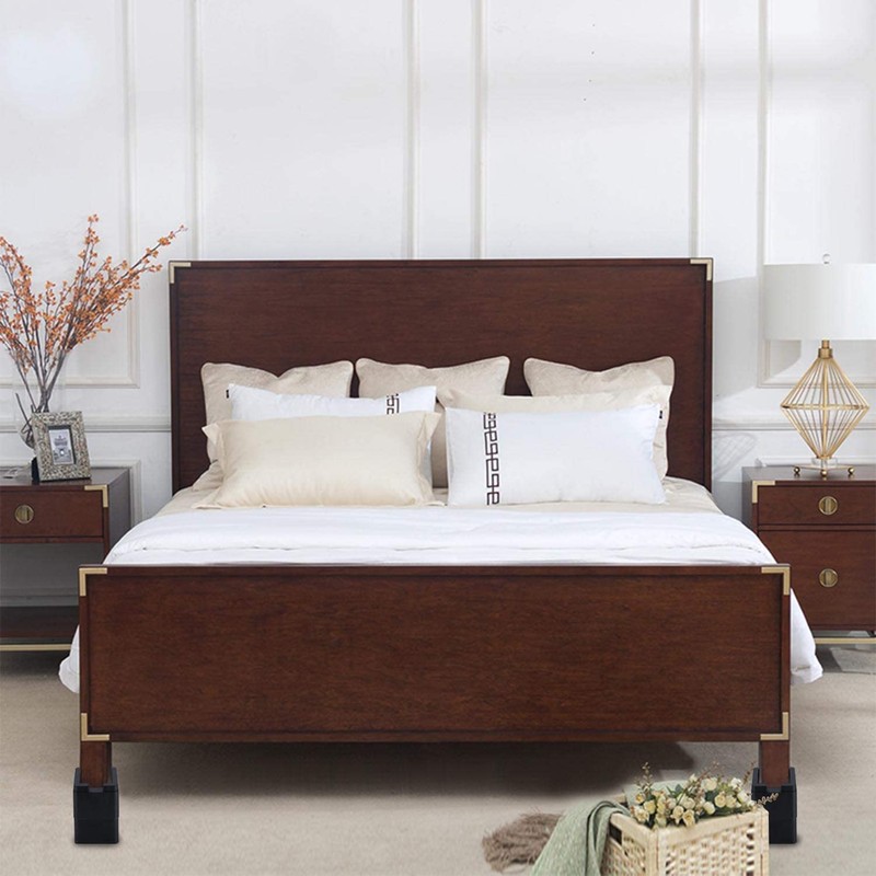 BTSD-home 2 Inch Heavy Duty Bed Risers 4 Inch Adjustable