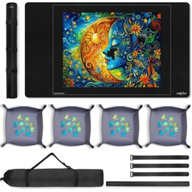 Callkroon 1500 Rubber Puzzle Mat – Create, Sort & Store with a Smooth Black Non-Slip Surface and 4 Trays for Endless Puzzle Fun