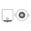 BREHMA 10x R10W 24V 10W Ball Lamp BA15s Truck Bus