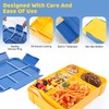 AiQInu Children's Lunch Box with Compartments, 1330 ml Lunch Box
