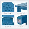 nalone Corner Shower Stool, HDPE Shower Bench for Inside Shower,