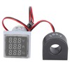 Current Signal Indicator Universal 3‑Display Square Lamp Light 60~500V AC