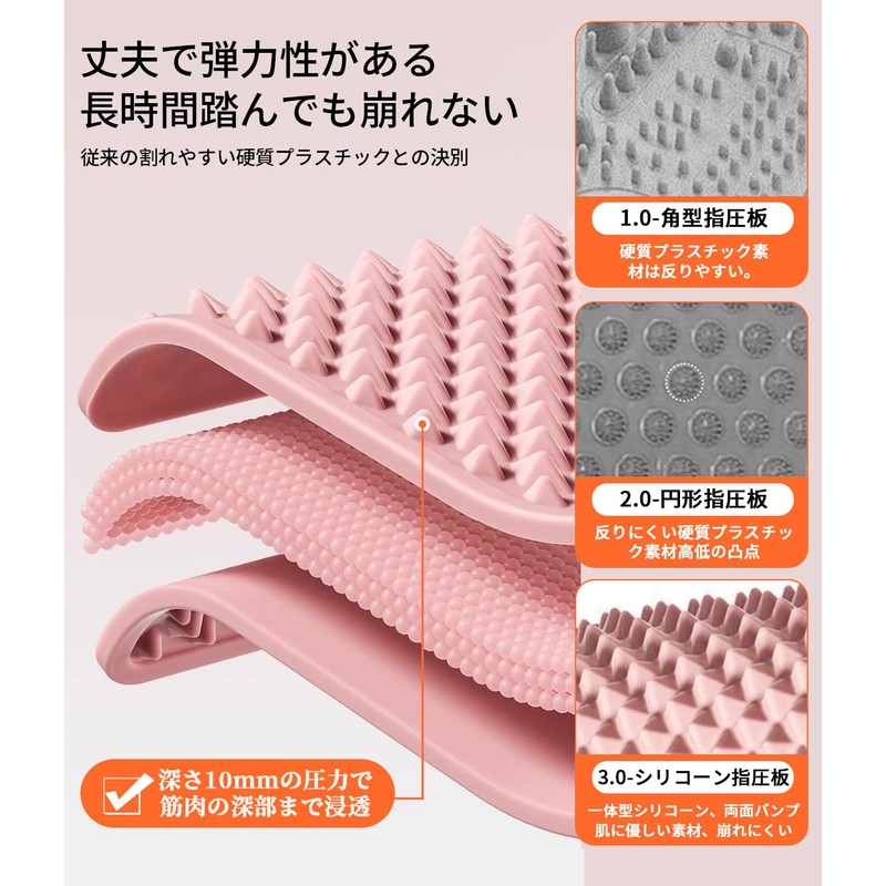 指圧ボード 指圧板 指圧ボード足裏ダイエット あしつぼマット 足つぼマット フットマッサージボード 足踏み 足つぼダイエット 足ツボマッサージ 足ツボシート