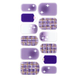 Nailholic Push Up Nail Stickers 07 Marsh Purple 12 Sheets