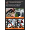2-in-1 Cordless Pole Saw & Mini Chainsaw with 2 Batteries