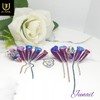 ❣High quality Sexy heart handmade nail tips - Short round