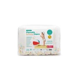Little Toes Natural Disposable Swimmy Baby Diapers, Size 5 Large (Pack of 24)
