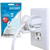 Lock Socket Adjustable Outlet Cover Lock - White | Anti-Theft,
