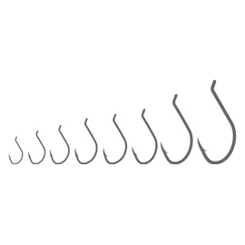 Maruto MS Needle Point Fishing Hooks for Pike Fishing & Carp Fishing, Hooks for Catfish, Single Hook for Predatory Fish and Carp, Size/Package Contents: Size 6-10 Hooks per Pack