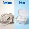 Wipes Dispenser Compatible with Flushable Wipes Refillable Wet Tissue Container