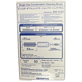 Olympus BW-412T Single Use Combination Cleaning Brush, 2200mm – Brand New!!!!!