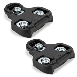 GEWAGE Bike Cleats Compatible with Look KEO - Adjustable 0 Degree Float System for Ultimate Stability and Power Transfer - Durable Bicycle Cleats for Road and Indoor Cycling Shoes (0 Degree)