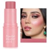 Cream Blush Stick, Creamy Texture Moisturising Face Cream Blush Natural
