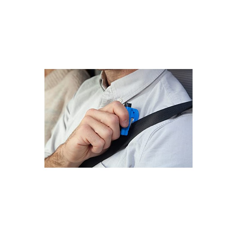 resqme The Original Emergency Keychain Car Escape Tool, 2-in-1 Seatbelt