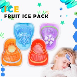 Kids Ice Pack, Hot or Cold Pack Gel Cooling Pad Sinus Relief (Penguin-Ice Pack)