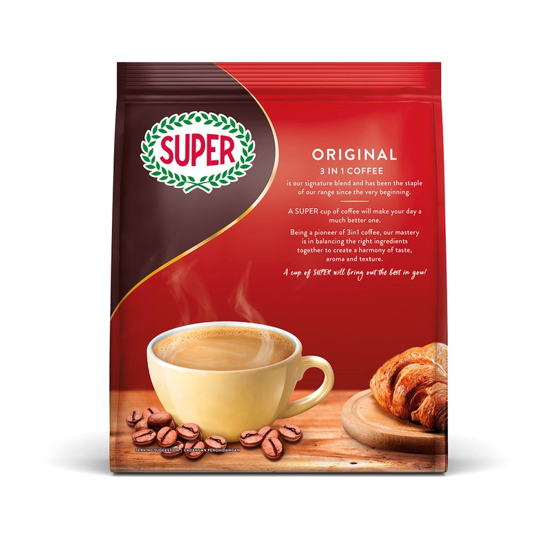 SUPER Original 3 in 1 Instant Coffee - 800g, 40