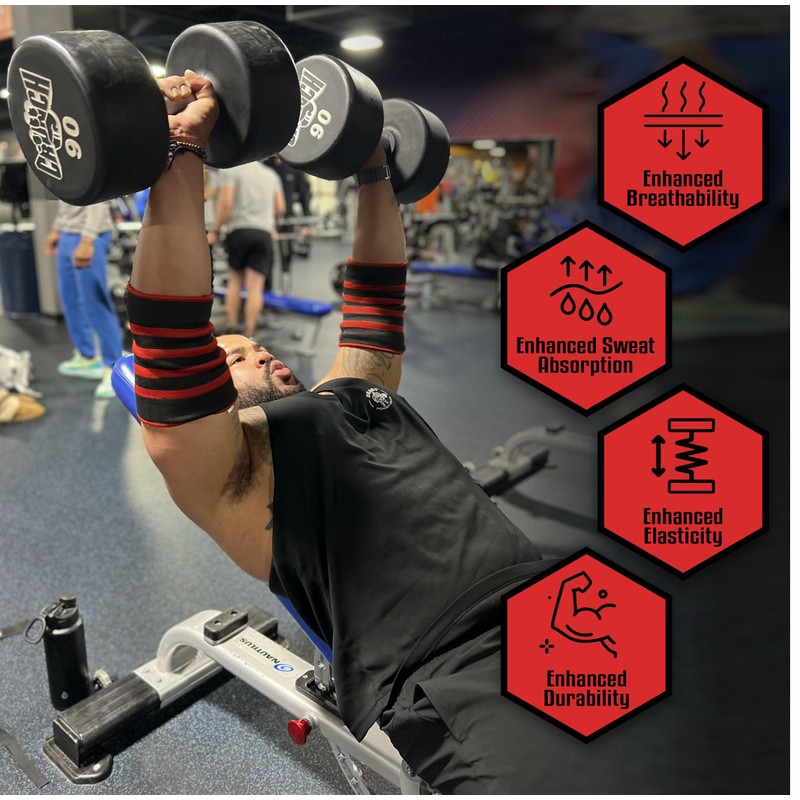 Elbow Sleeve (Pair) Dual-Ply Elbow Support & Compression for Powerlifting