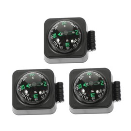 Gatuida 3pcs Car Compass for Boats Dashboard Compass Boat Compass Ball Compass Ball Dashboard Compass for Vehicle Dash Compass for Car Portable Compass Acrylic