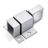 INIRET 2 Packs Self-Closing Gate Latches, Silver Spring Door Lock,