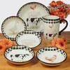 Certified International Farm 36 oz. Soup/Cereal Bowls, Set of 4,