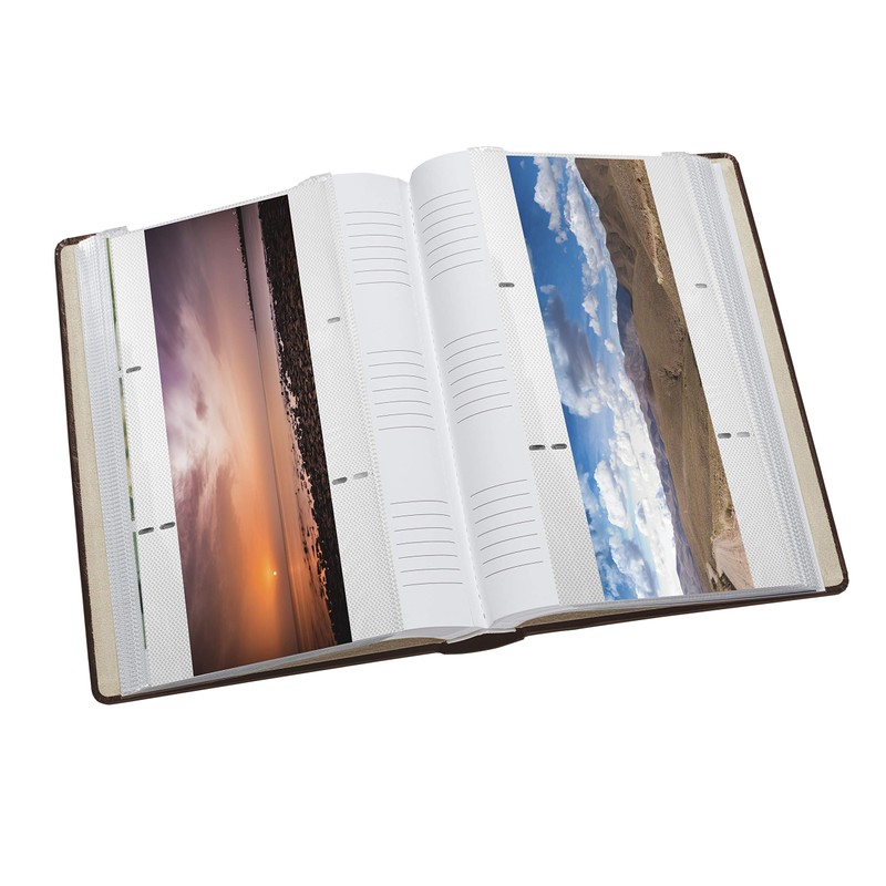 Old Town Bonded Leather Photo Album, 2 Pack (3up, Black)