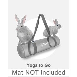 Tumaz Yoga Mat Strap [MAT NOT Included] (15+ Colors, 2 Sizes Options) with Extra Thick, Durable and Comfy Delicate Texture | The Must-Have Multi-Purpose Strap/Carrier for Your Yoga Mat, Exercise Mat