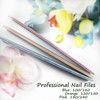 Set of 3 Nail Files Half Moon Professional Emery Boards