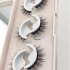 EMILYSTORES Press On Pre-Glued Lashes, 3D False Eyelashes, Natural Long