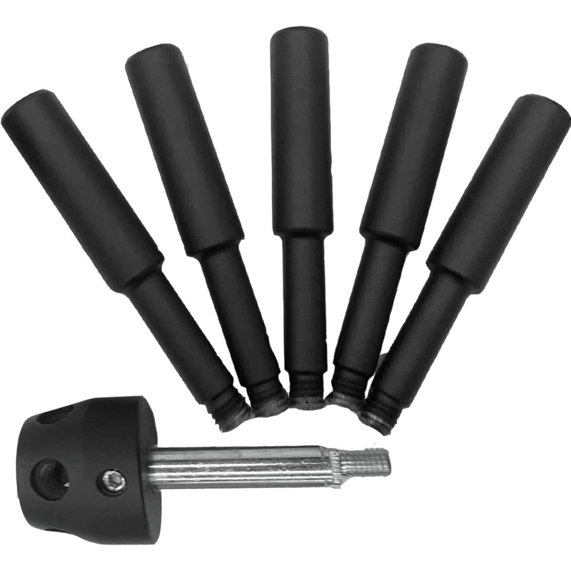 MOUNT 5 Spoke Gun Safe Handle Black Heavy-Duty Handle Gun