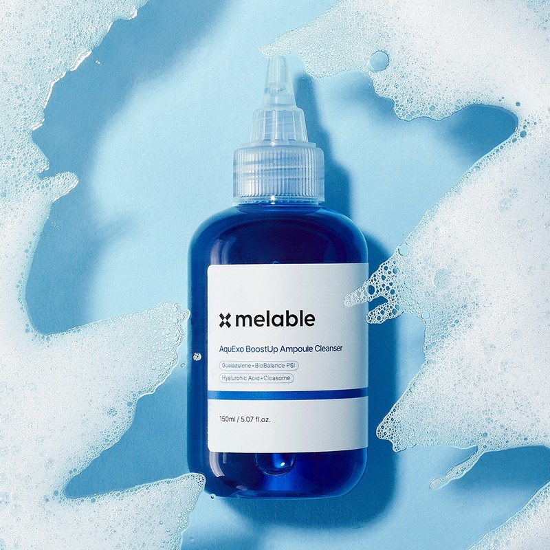 Merable Aqua Exo Moisture Glow Skin Booster Ampoule Cleanser 150ml