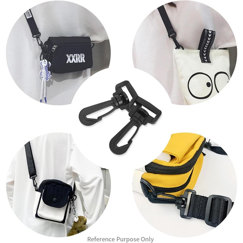 10pcs Plastic Swivel Snap Hooks Hardware Side Release Buckle Paracord