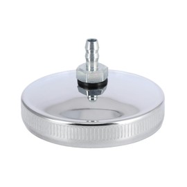 Tankdeckel Chrom mit Entlüftungsnippel - für Simson S50, S51, SR50, SR80, KR51 Schwalbe, SR4 Vogelserie - IWL