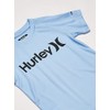 Hurley Playera de Surf para niños, Azul psíquico, 7
