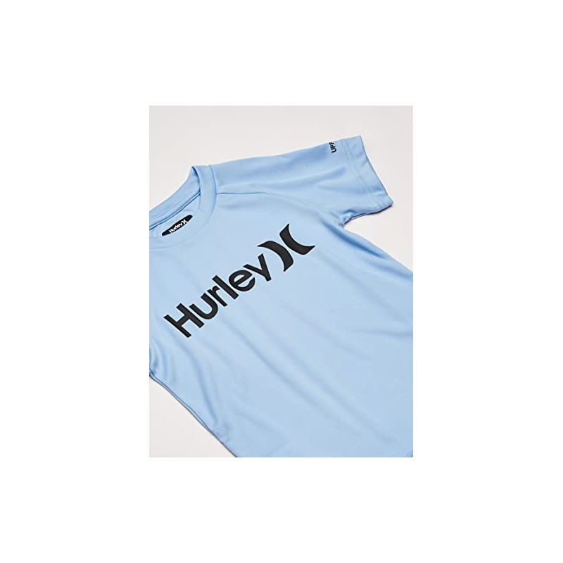 Hurley Playera de Surf para niños, Azul psíquico, 7