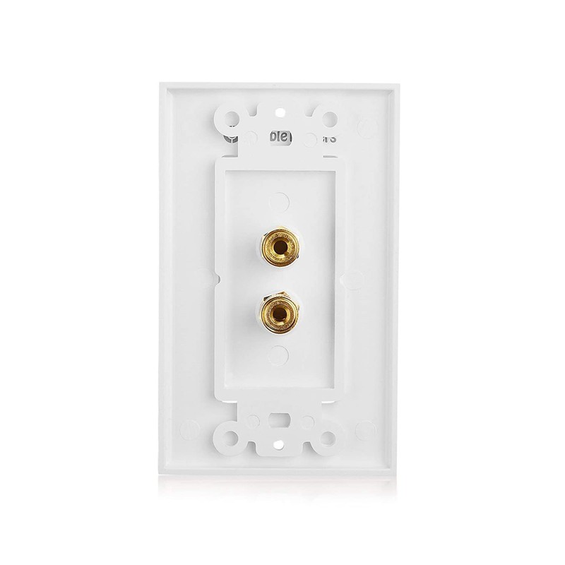 jingfei 3X 2 Posts Speaker Wall Plate Home Theater Wall