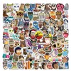 Pack of 100 Cartoon Owl Stickers for Water Bottle, Laptop,