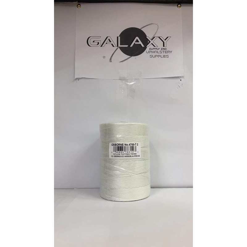 C.S. Osborne Nylon Tufting Twine #4700-T2, 1400 Yards, 2 lb.