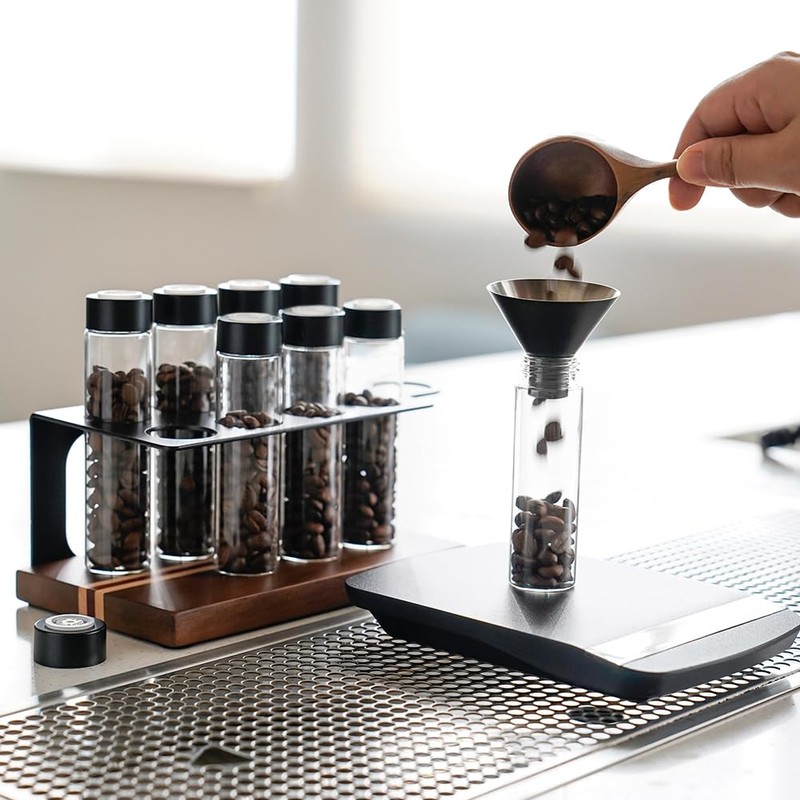 watchget Single Dose Coffee Storage Tubes 10 Pcs Dosing Glass