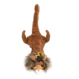 SPOT Skinneeez Jungle Cat 14 Inch Stuffing-Free Plush Squeaky Dog Toy – Soft Interactive Chew Toy for Small and Medium Dogs – Mess-Free Play for Light & Moderate Chewers
