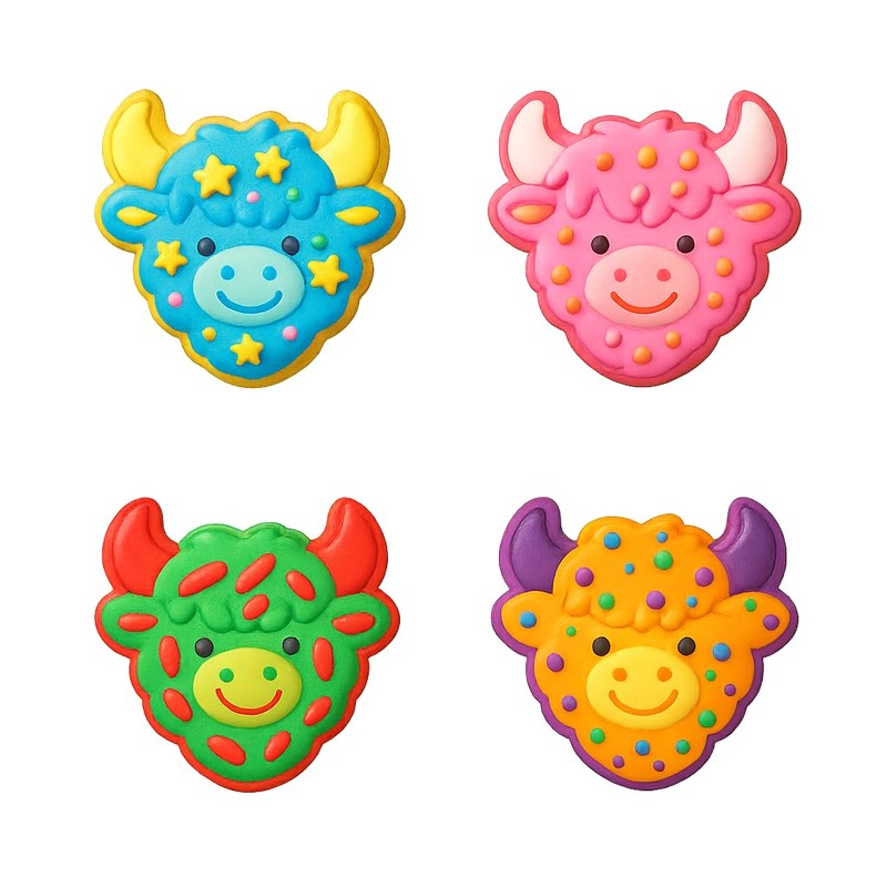 Mighty Gadget Highland Cow Head Cookie Cutter & Stamp -