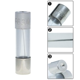 AUKENIEN 2A 250V Fast Blow Glass Fuse F2AL250V 2Amp 250 Volt Glass Fuses 5x20 mm 0.2x0.78 inch, Multiple Values Optional (Pack of 20)