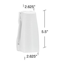 Fresh Products Eco Air White Dispenser Air Freshener Dry Fragrance Technology Natural Oils No Acetone or Propellants Lasts 30 Days Eco Friendly Powerful Fragrance Made in the USA No Batteries Required